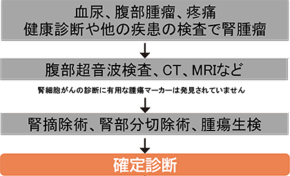 腎細胞がんの診断の流れ